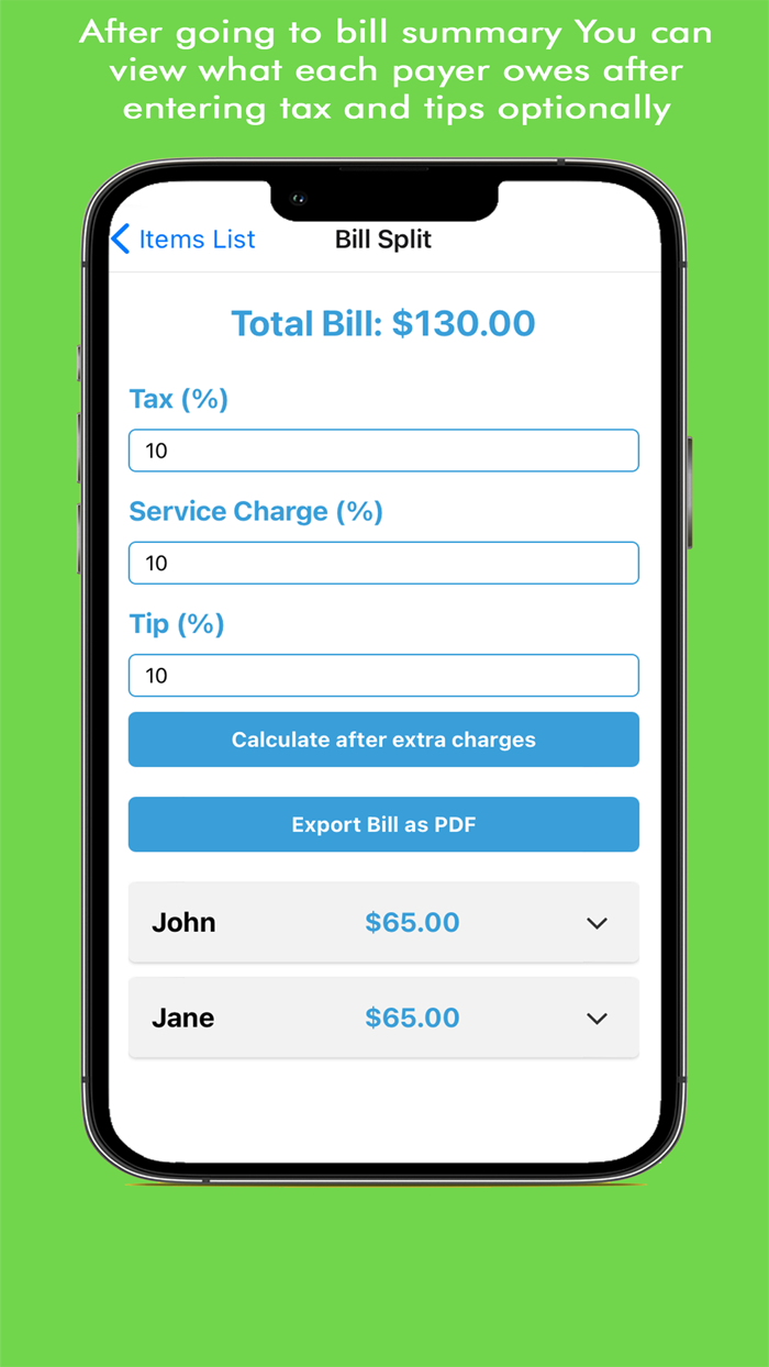 Split Your Bills