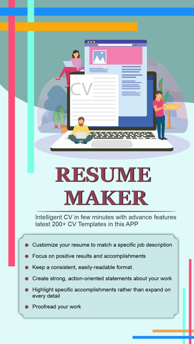 Resume Maker - CV Maker Screenshot
