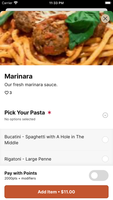 Farina Pasta and Noodle Screenshot
