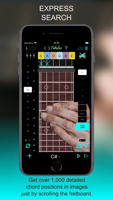 FABULUS Reverse chord finder Screenshot