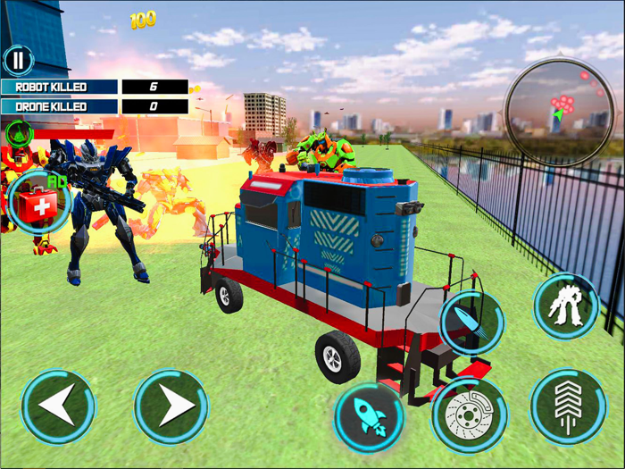 Train Robot Car Transform 2022