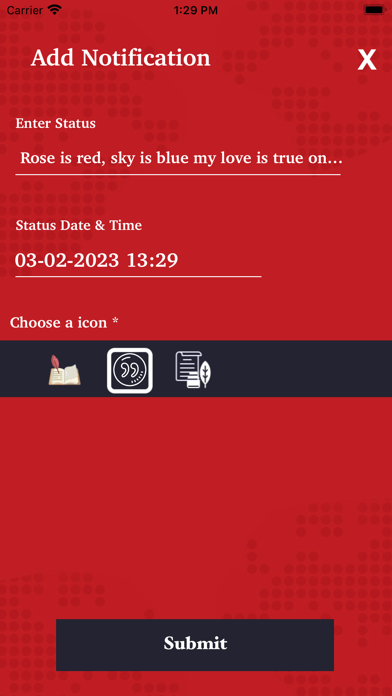 Love Status - Romantic Quotes Screenshot