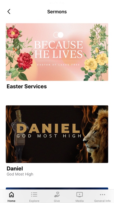 Lakes Free Church Screenshot
