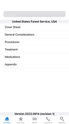USFS EMS Protocols iPhone image 2