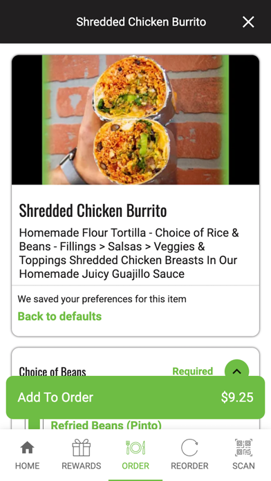 Estelas Fresh Mex Screenshot