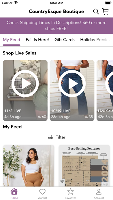 CountryEsque Boutique Screenshot