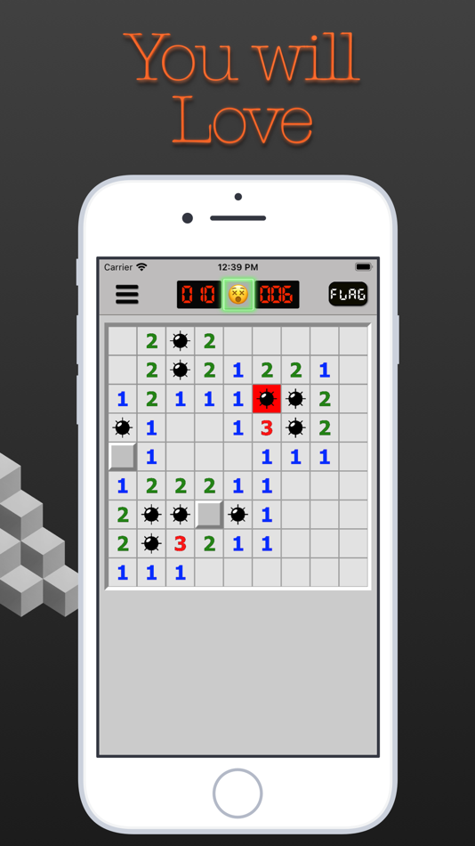 #3. ■ Minesweeper (iOS) 由: ADIOS YAZILIM BILISIM SANAYI VE TICARET LIMITED SIRKETI