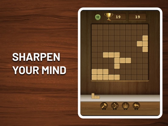 Wood Cube Block: Merge Puzzle iPad screenshot 2 - Games app