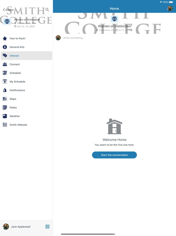 Smith College Admission Events