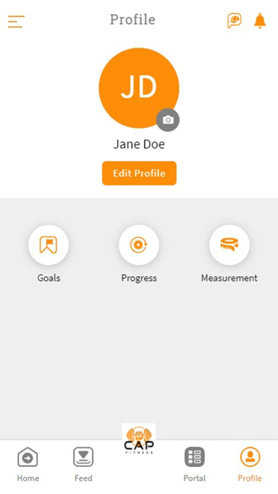 CAP Fitness Screenshot