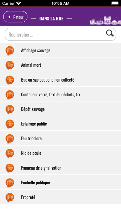 Reims Contact Signalement Screenshot