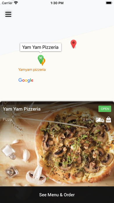 Yamyam pizzeria Screenshot