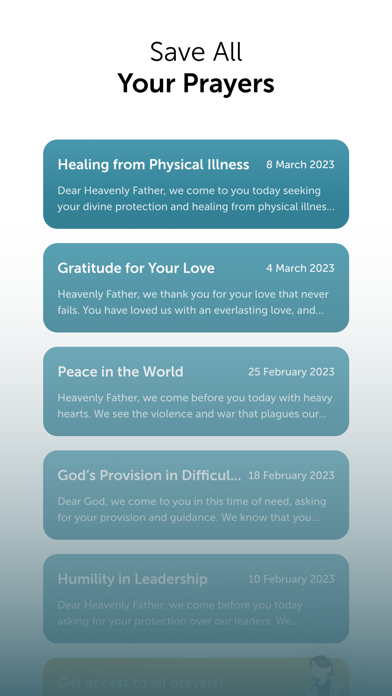 Prayerly: AI Christian Prayers Screenshot