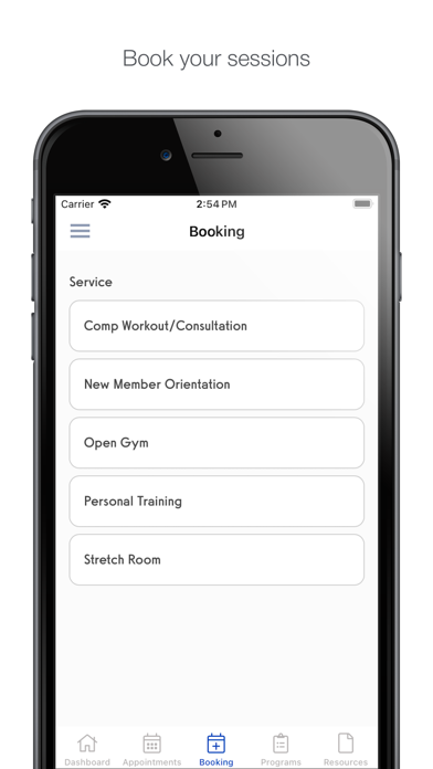 Corporate Wellness BoH Screenshot