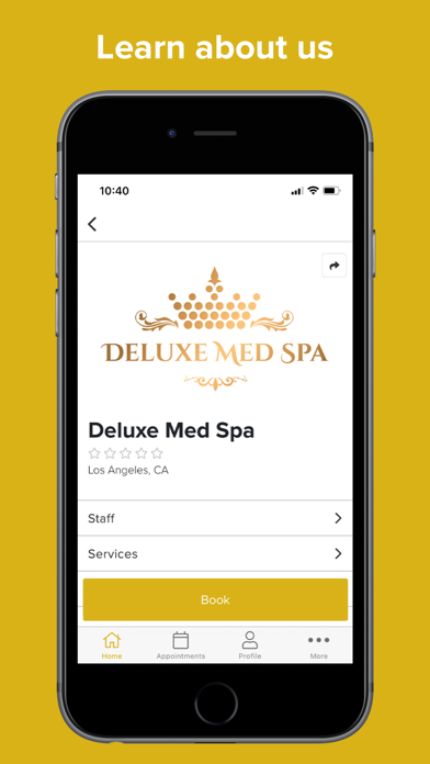 Deluxe Med Spa Screenshot