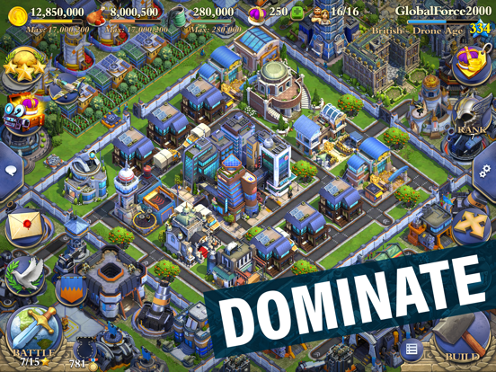 DomiNations iPad app afbeelding 1