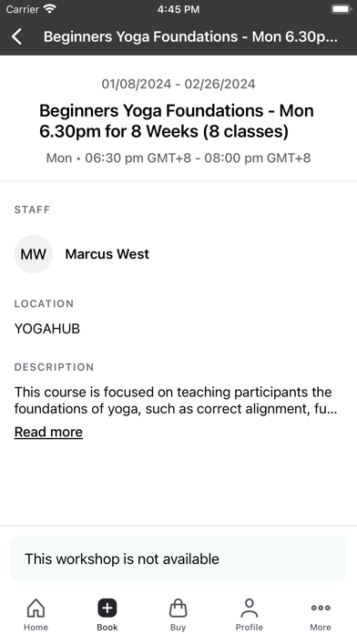 YOGAHUB Screenshot