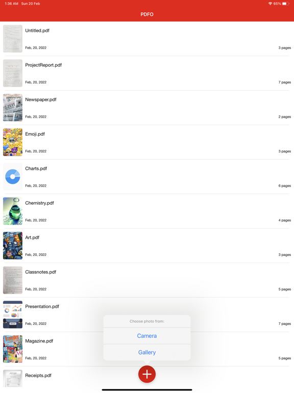 Screenshot #5 pour Photo to PDF Converter - PDFO