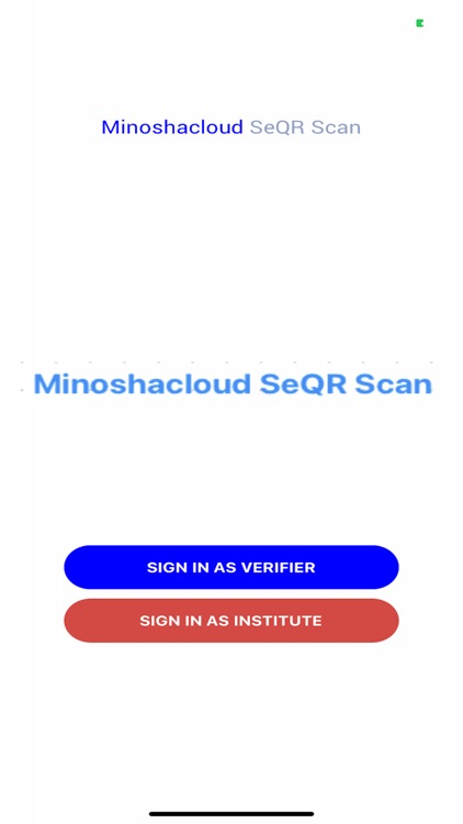Minoshacloud SeQR Scan