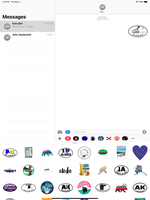 Screenshot #6 pour Alaska emoji - USA stickers