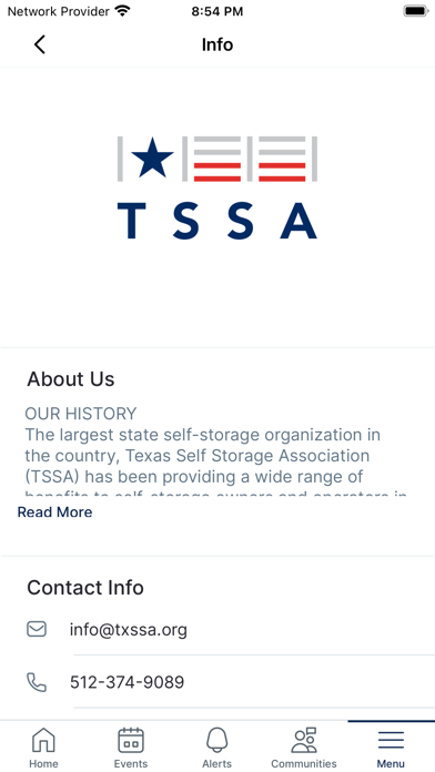 TSSA Mobile Screenshot