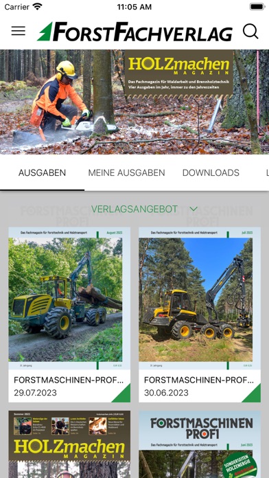 Forstfachverlag Screenshot