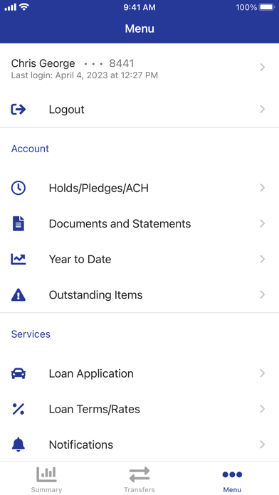 San Angelo Federal CU Screenshot