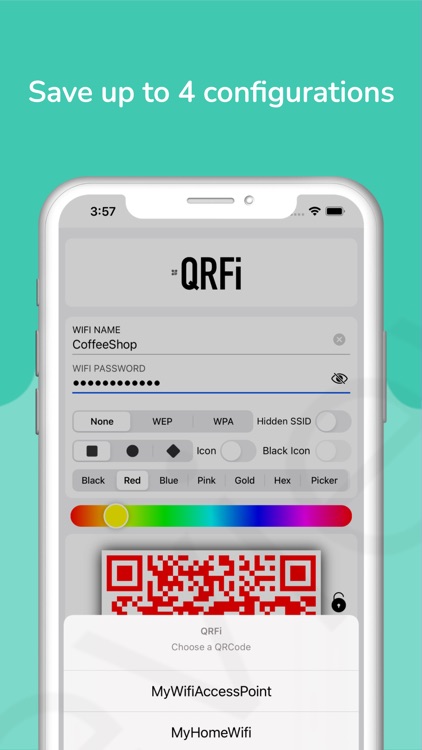 QRFi - WiFi QR Code generator screenshot-3