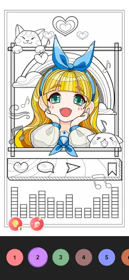 Game screenshot Love Drawing-AI Art Color Book apk
