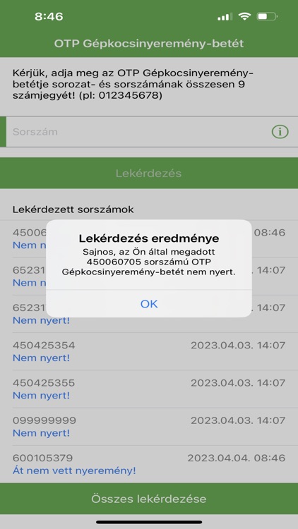 OTP Gépkocsinyeremény