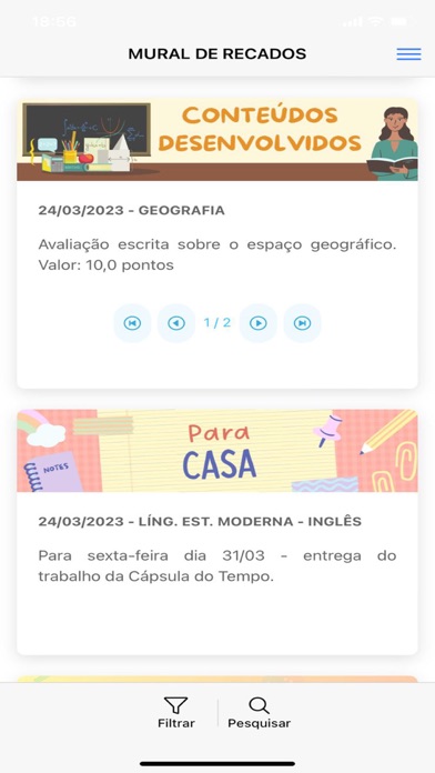 Agenda Educacional Screenshot