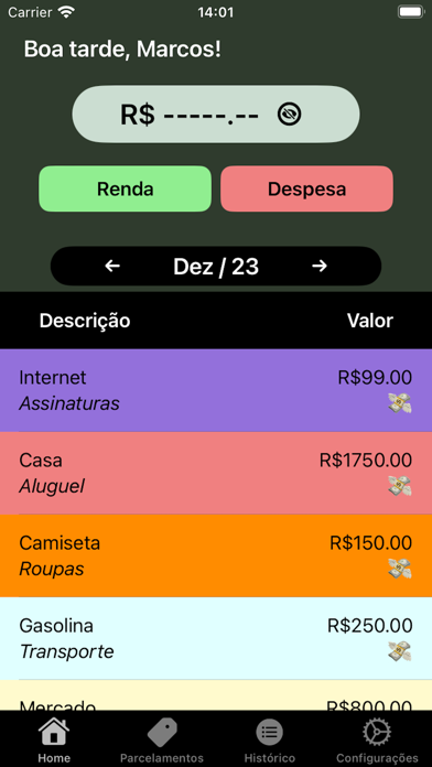 Minhas Finanças BR Screenshot