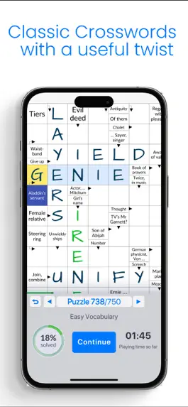Game screenshot Clean Crosswords apk