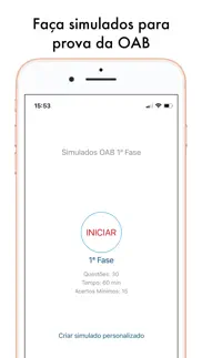 simulados oab - prova e teste iphone screenshot 1