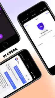 opera browser with vpn and ai iphone screenshot 3