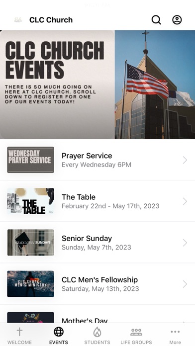 CLC CHURCH Screenshot
