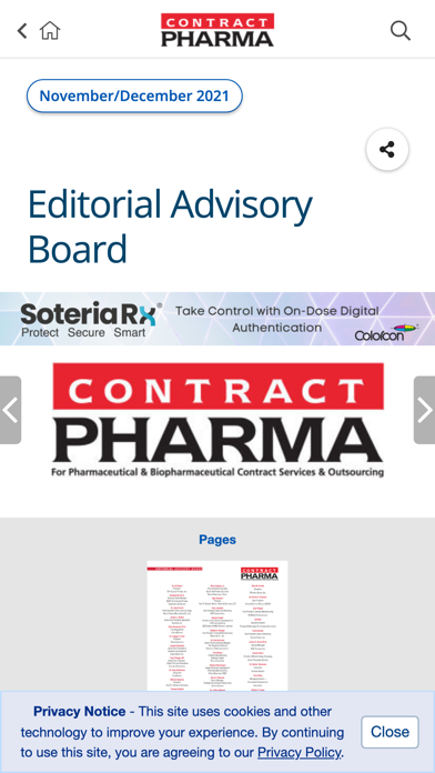 Contract Pharma Screenshot