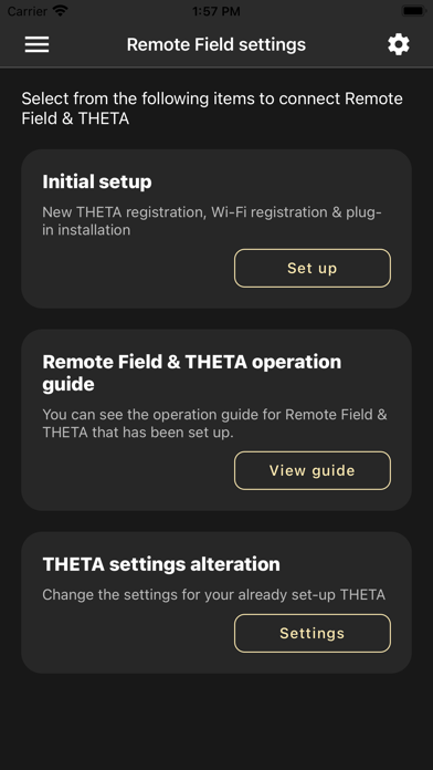 RICOH Remote Field Settings