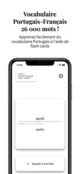 Game screenshot Vocabulaire Portugais-Français mod apk