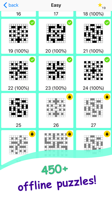English Crosswords Puzzle Game Screenshot