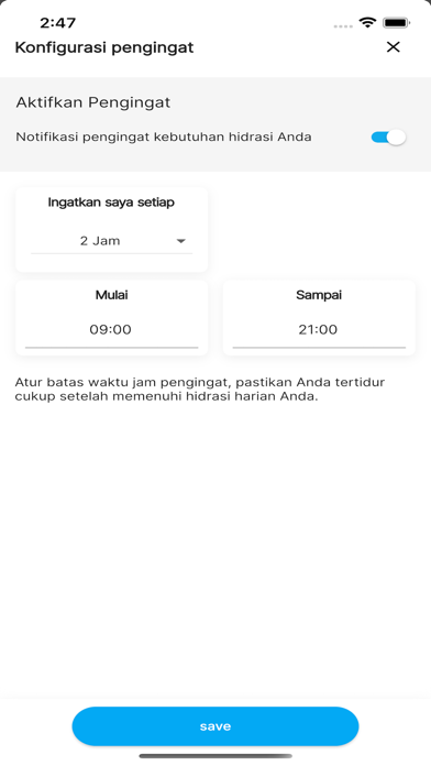 Hidrasiku Screenshot