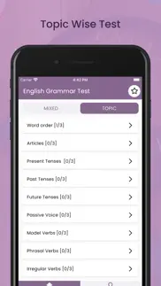 english grammar test 2024 iphone screenshot 3