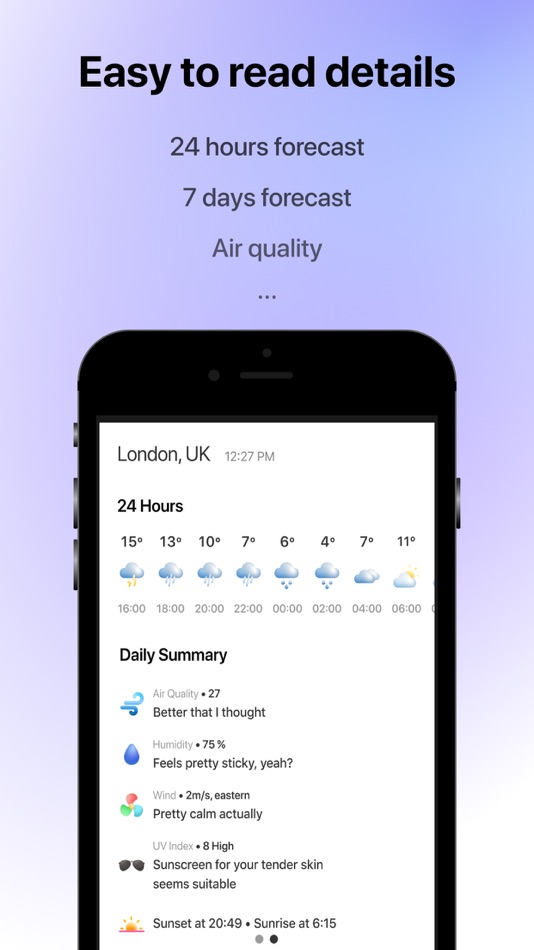 #4. Dirty Weather – Daily Forecast (iOS) By: MAD STUDIO COMPANY LIMITED
