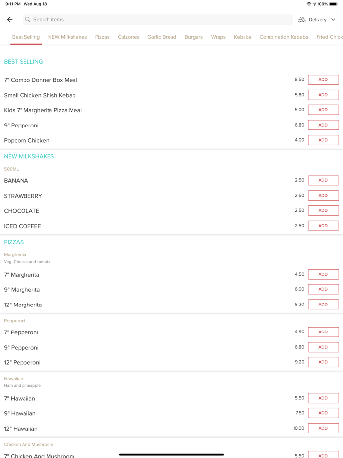 Fron Pizza And Kebab