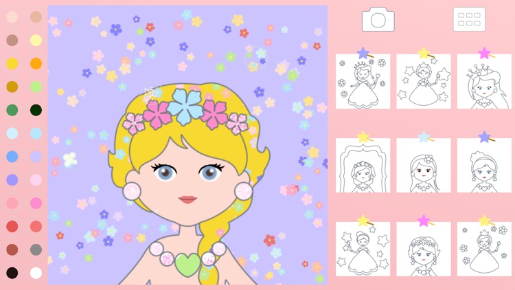 Princess Coloring Kid Toddler screenshot-5