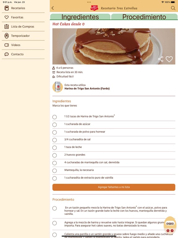 Screenshot #4 pour Recetario Tres Estrellas