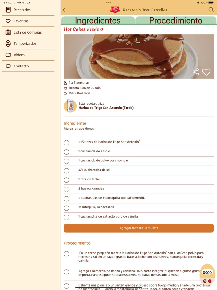 Recetario Tres Estrellas