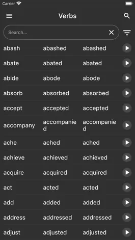 Game screenshot Verbs in English hack