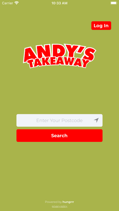 Andy's Takeaway Screenshot