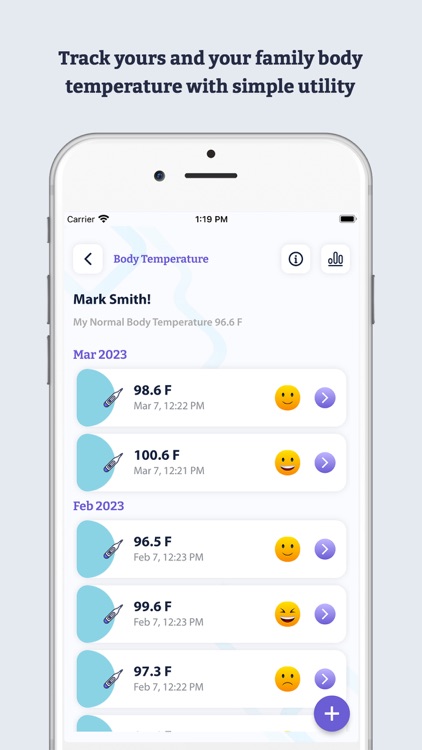 Fever Diary - Body Temperature